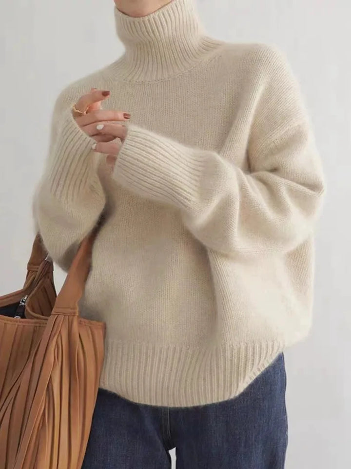 Lisette Turtleneck Cashmere Sweater
