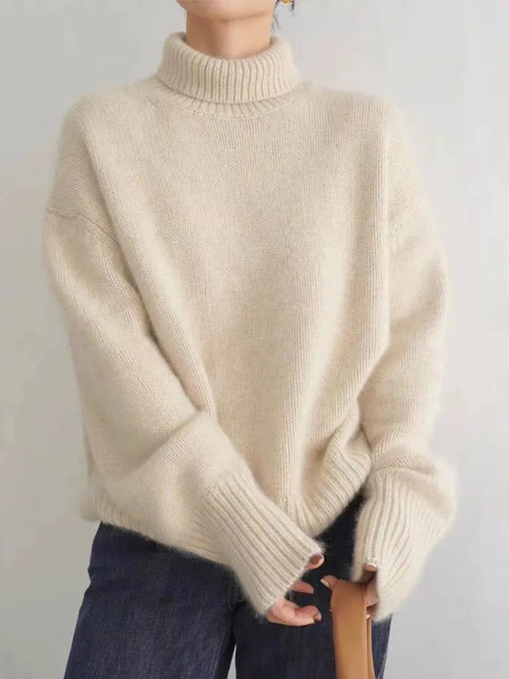 Lisette Turtleneck Cashmere Sweater